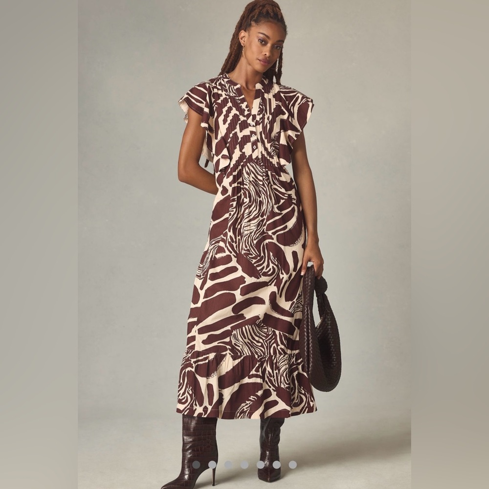 Anthropologie Cassandra Maxi Dress NWT